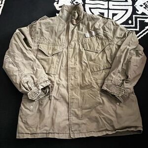 Vintage Oakley Men's Military Style Tan Jacket size XL USED